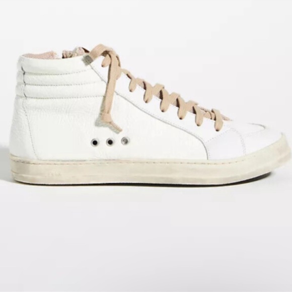 P448 high top white patent leather sneakers Medusa color size 35 US 5 - Picture 4 of 16